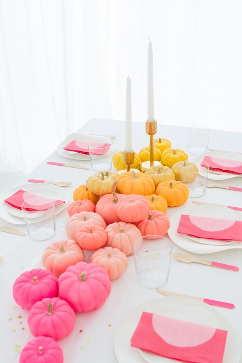 ombre pumpkins