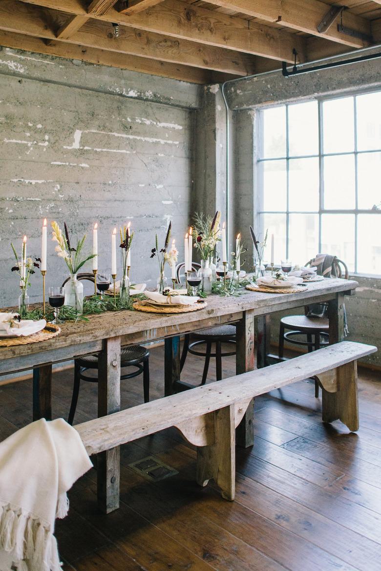 industrial thanksgiving decor