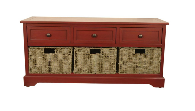 home depot decor therapy montgomery storage bench