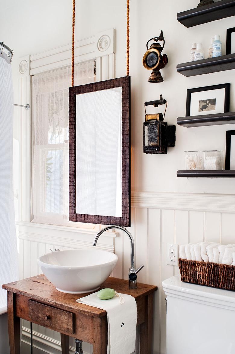 rustic bathroom idea