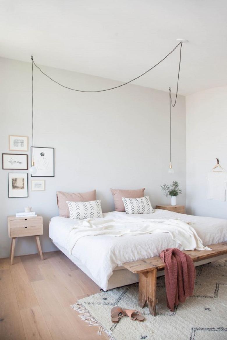 Scandinavian style bedroom