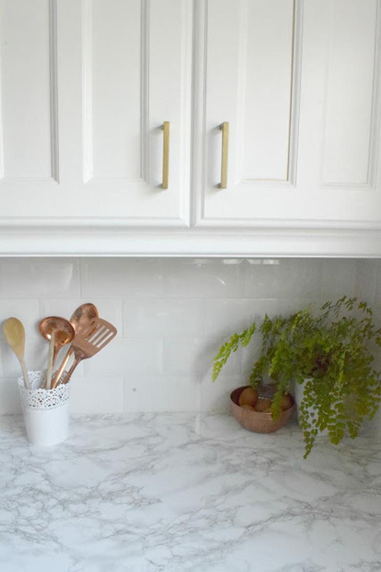 Faux Marble Countertop DIY