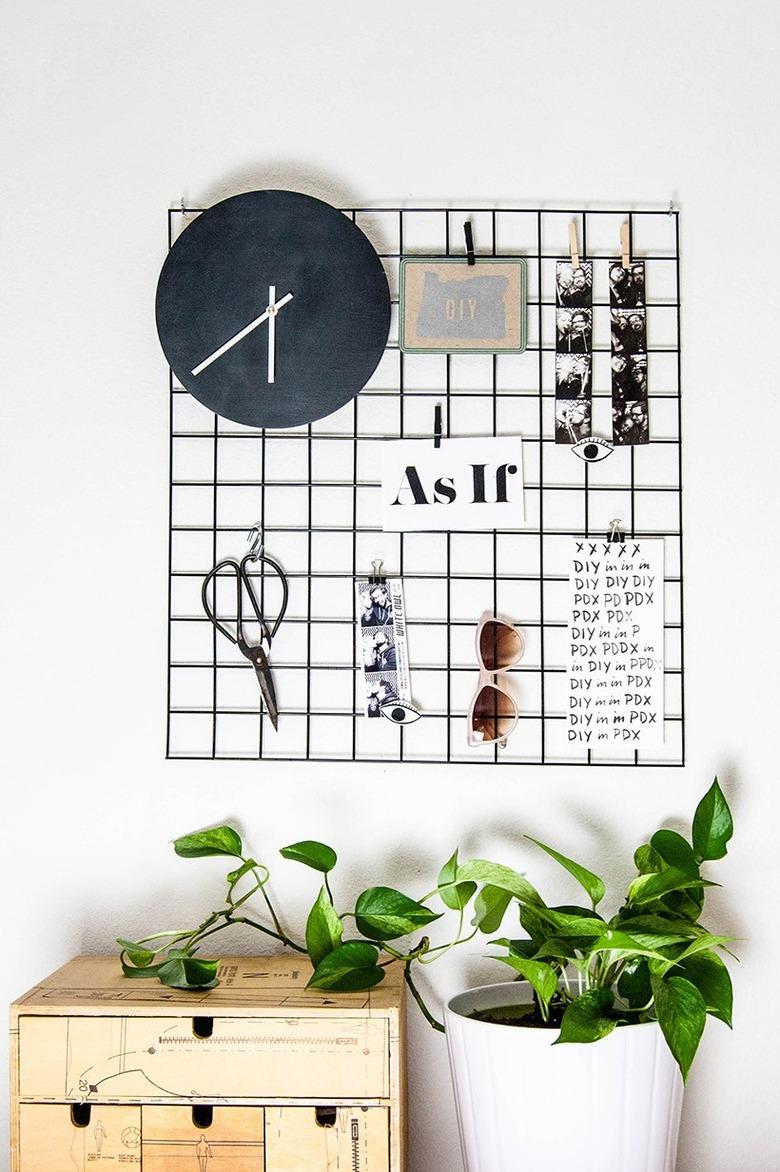 Metal Wall Grid DIY