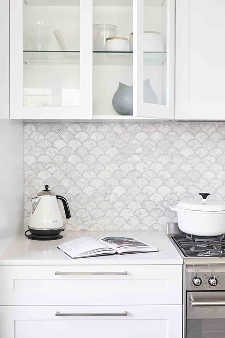 fish scale backsplash