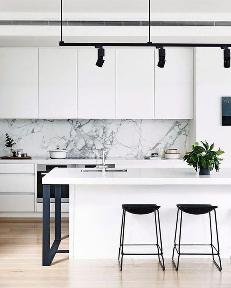 marble backsplash