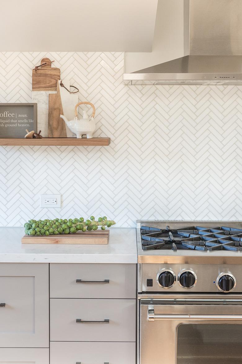 chevron backsplash