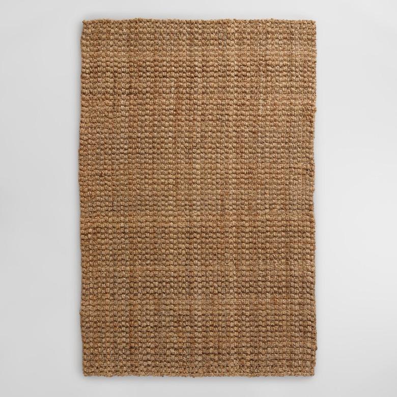 Natural Basket Weave Jute Rug