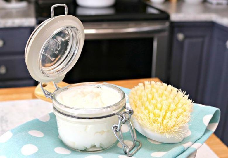 Homemade soft scrub all-purpose cleaner