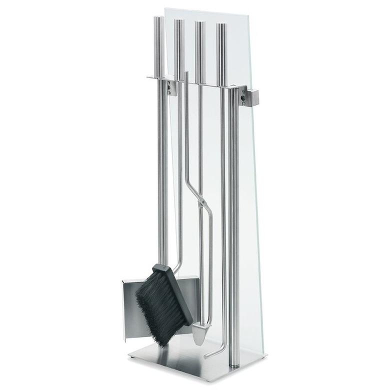 Blomus Chimo 4 Piece Stainless Steel Fireplace Tool Set