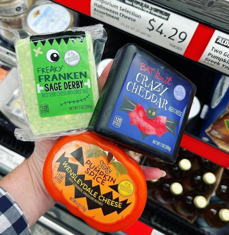 Aldi Halloween cheeses