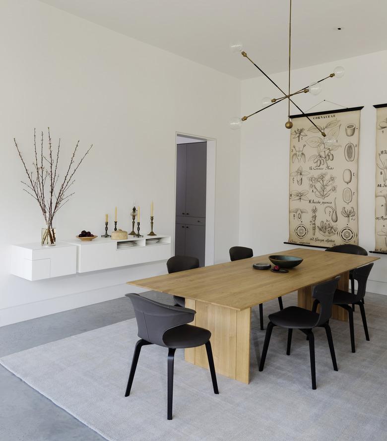 modern dining room