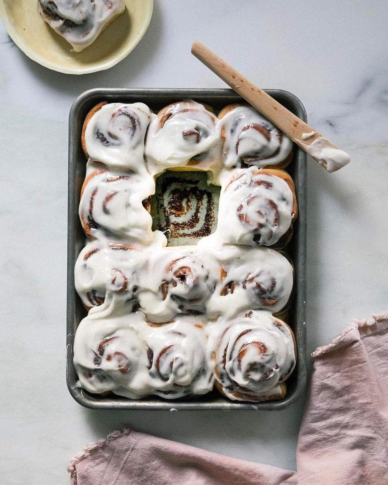 A Cozy Kitchen Overnight Cinnamon Rolls