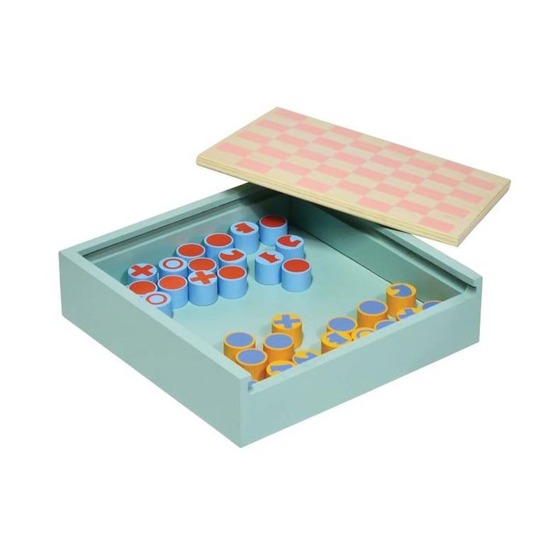 MoMa 2-in-1 Chess & Checkers Set