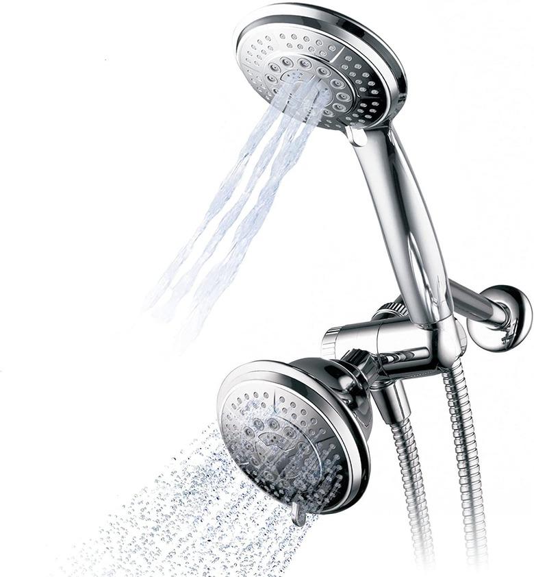 Hydroluxe Handheld Shower Head & Rainshower Combo, $24.99