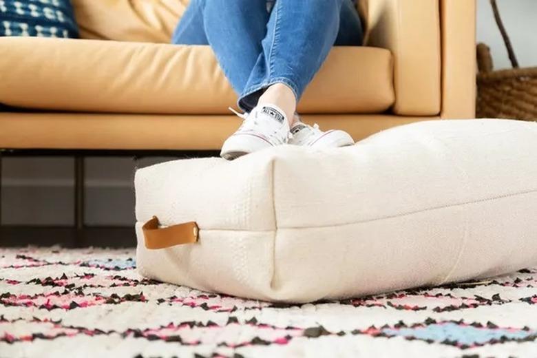 Floor pillow IKEA hack