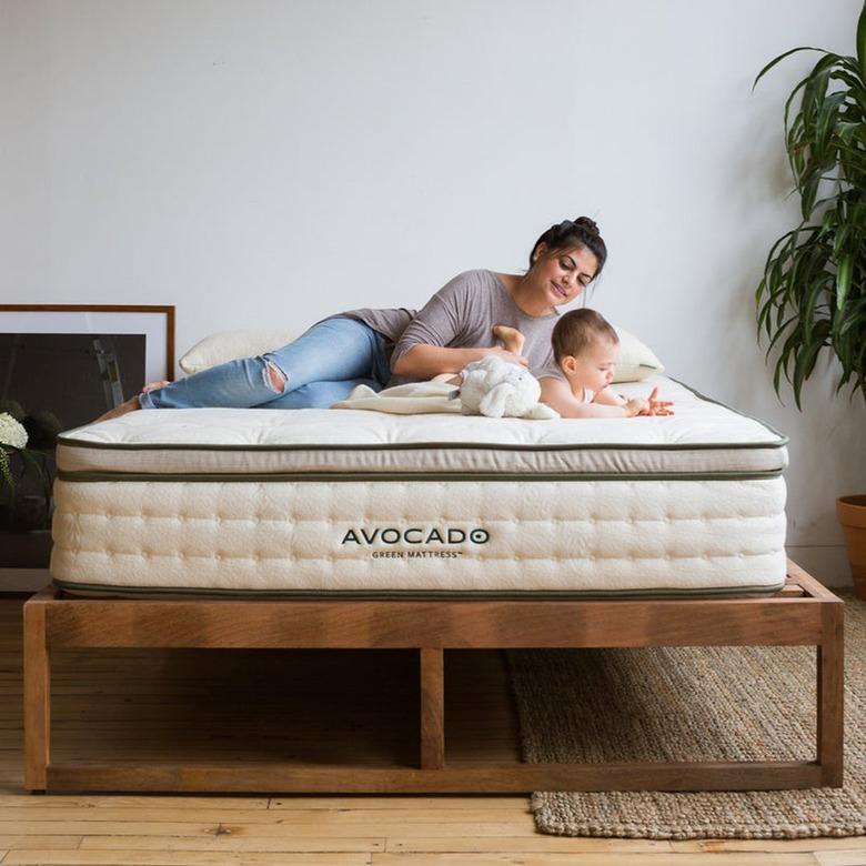 Avocado Green Queen Mattress, $1,599