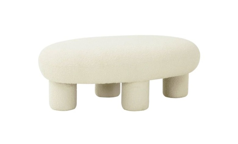 best boucle ottoman