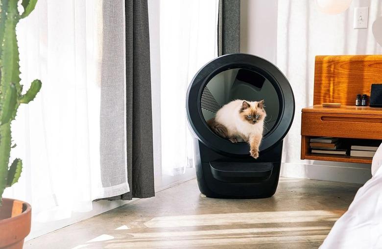 litter robot in black