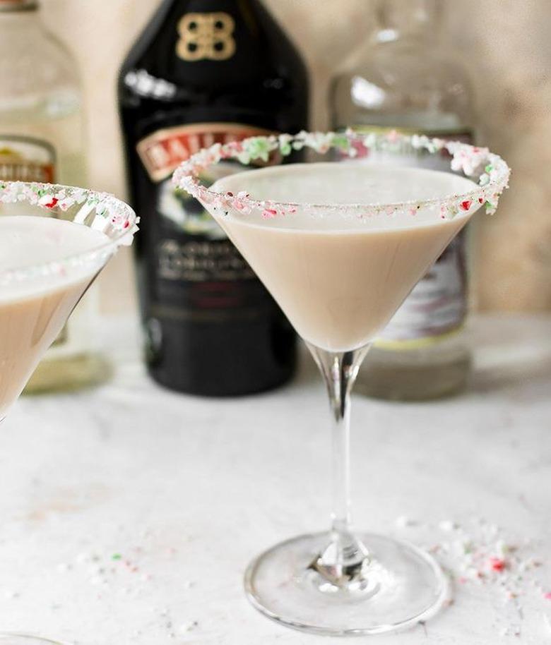 Salt & Lavender Chocolate Peppermint Stick Cocktail