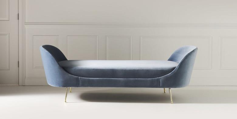 blue daybed