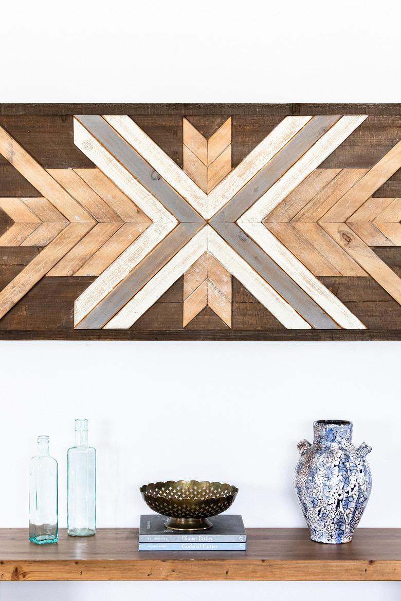 reclaimed wood artwork