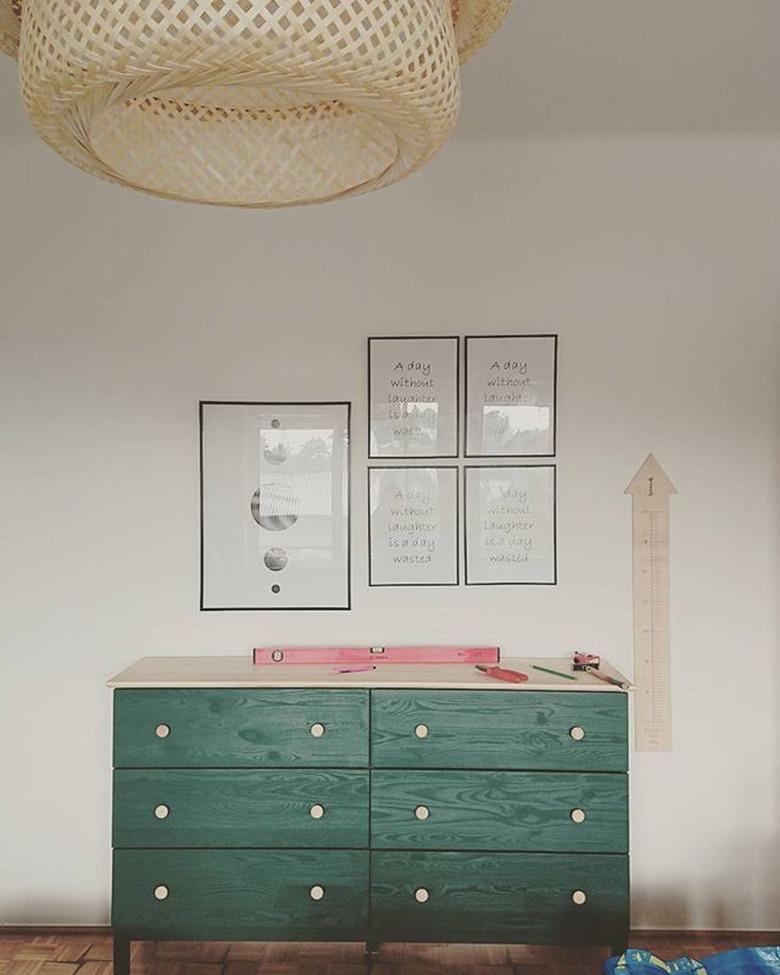 ikea tarva dresser diy hack