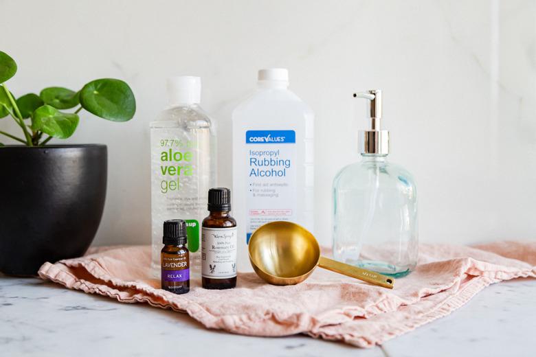 DIY hand sanitizer recipe