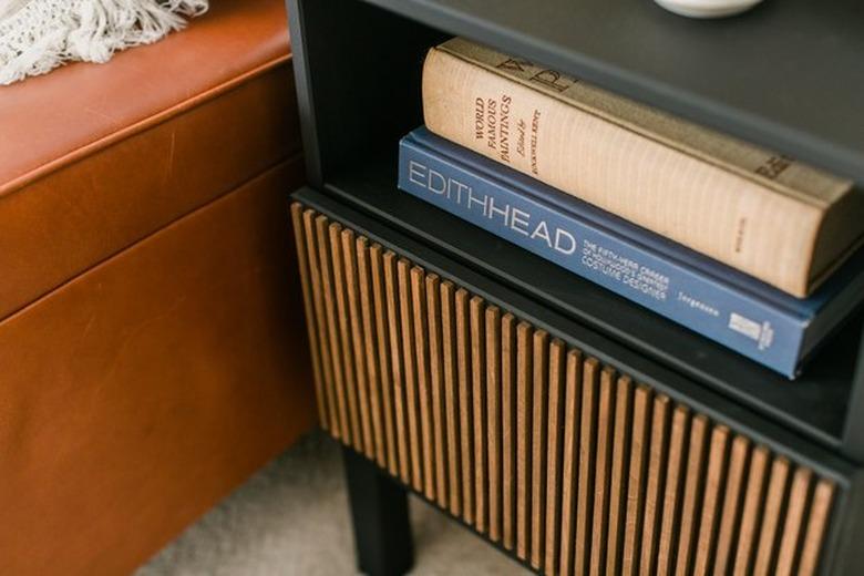 Nightstand upgrade using dowels