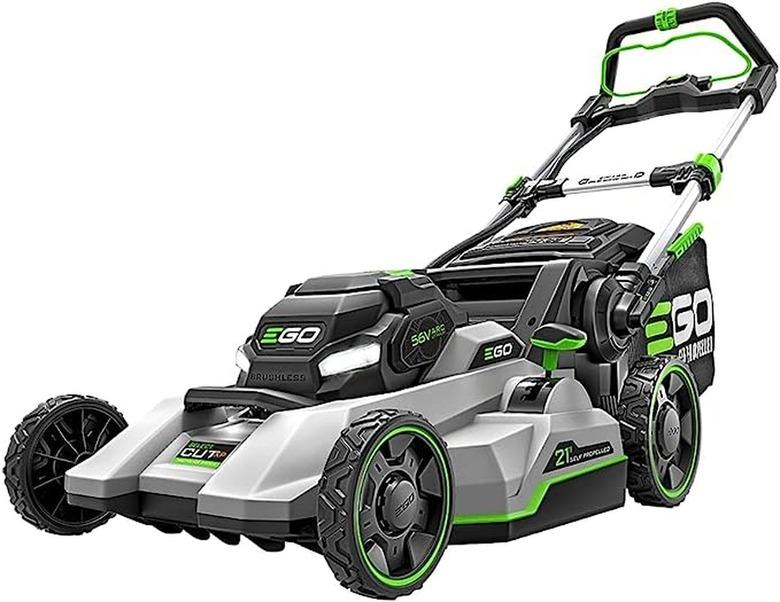 self-propelled battery-powered lawn mower