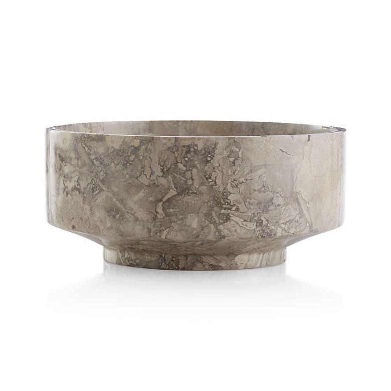 greige marble bowl