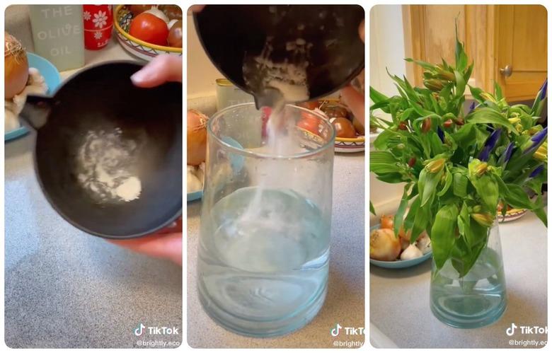 aspirin flower water hack