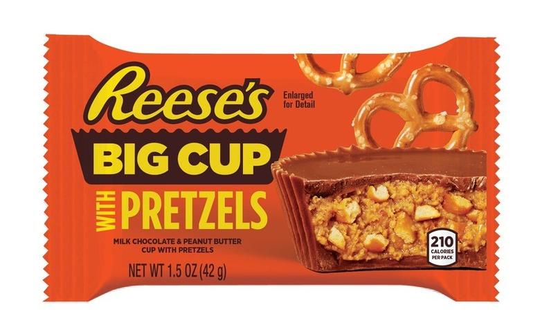 Reese's Big Cups With Pretzels packaging