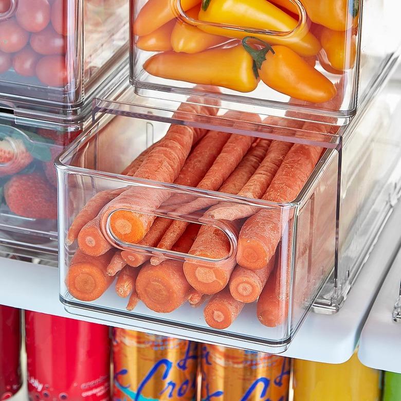 stackable refrigerator storage drawer