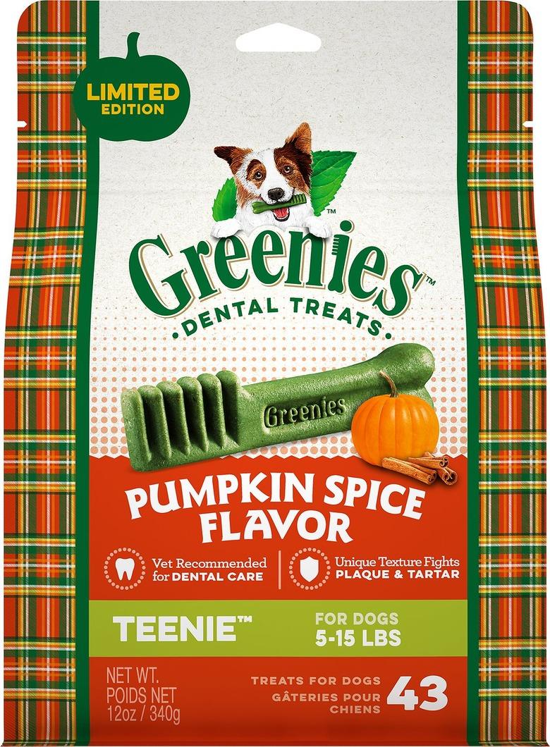 Greenies Pumpkin Spice Dental Dog Treats