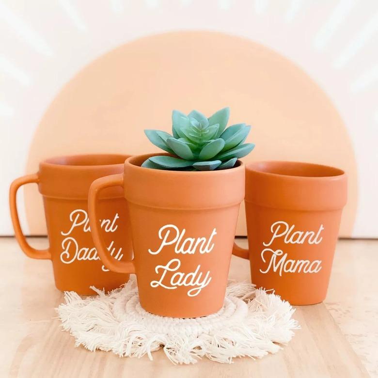 terra cotta mugs