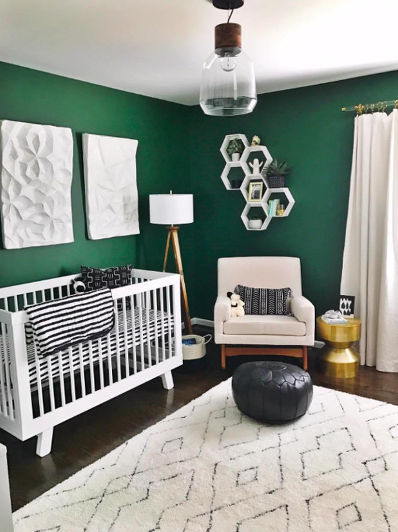 dark green nursery