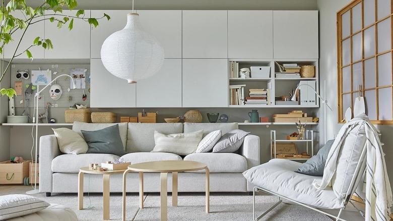 ikea living room Scandinavian design