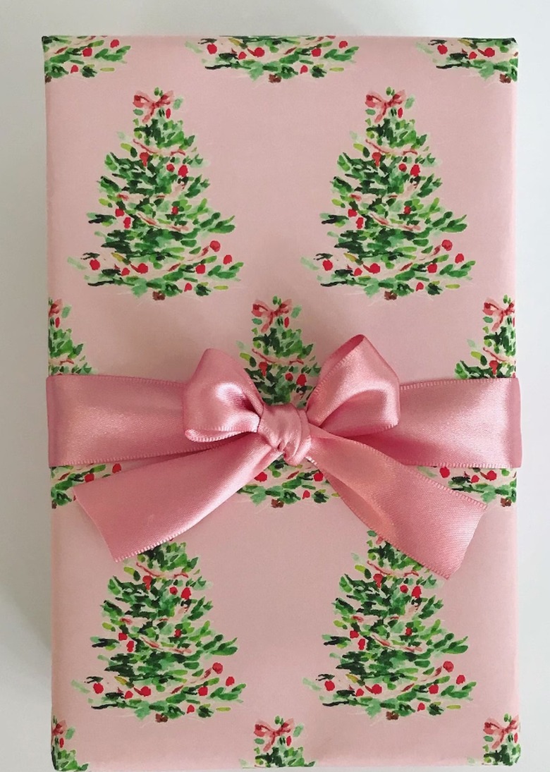 Oh Christmas Tree Pink Wrapping Paper