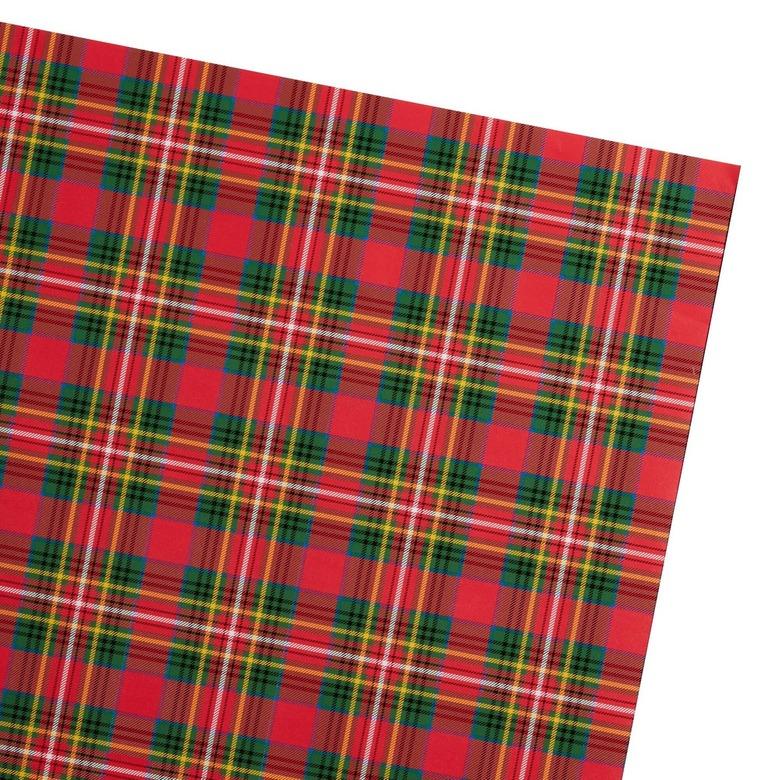 Jumbo Tartan Plaid Holiday Wrapping Paper Roll