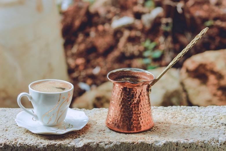 turkish coffee in cezve