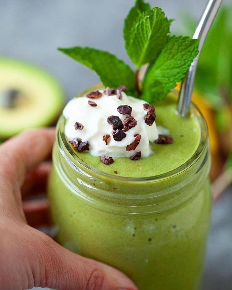 The Foodie Dietitian Shamrock Shake Smoothie