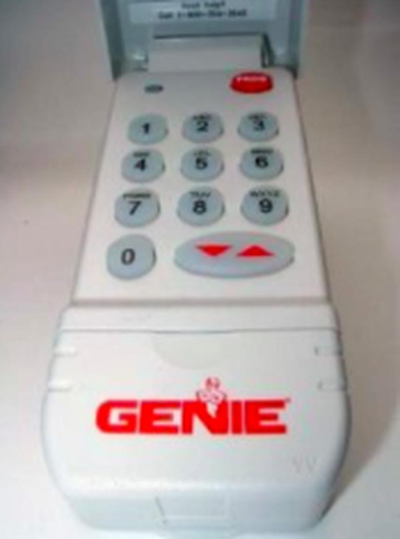 Genie keypad.