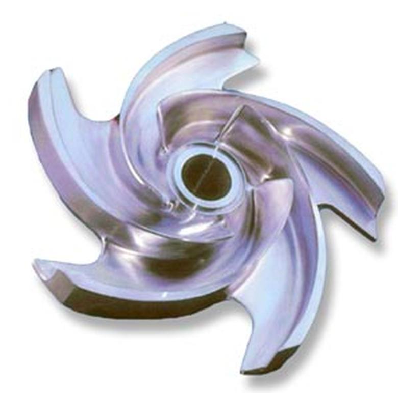 A swimming pool pump impeller.