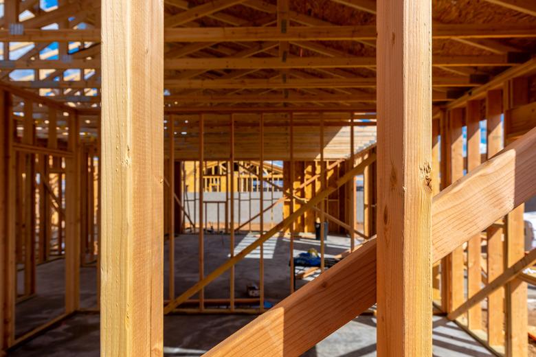 Interior of Unfinished Home