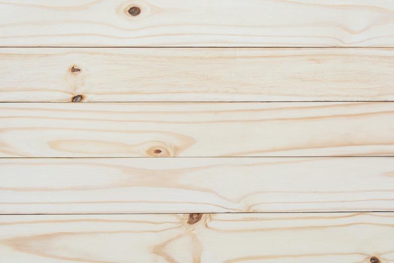 Rubberwood or parawood planks.