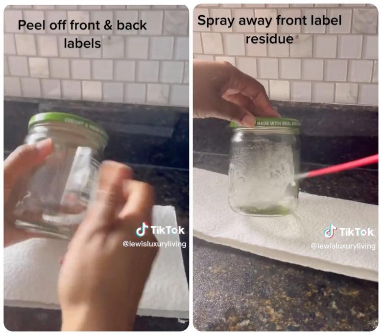 A how to on removing labels from old jars