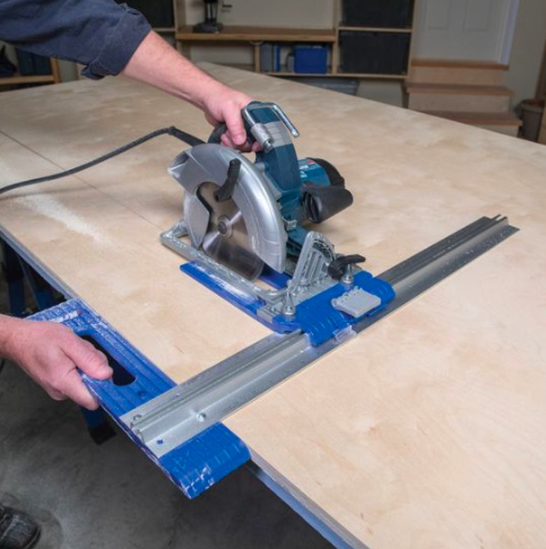 Circular saw edge guide.