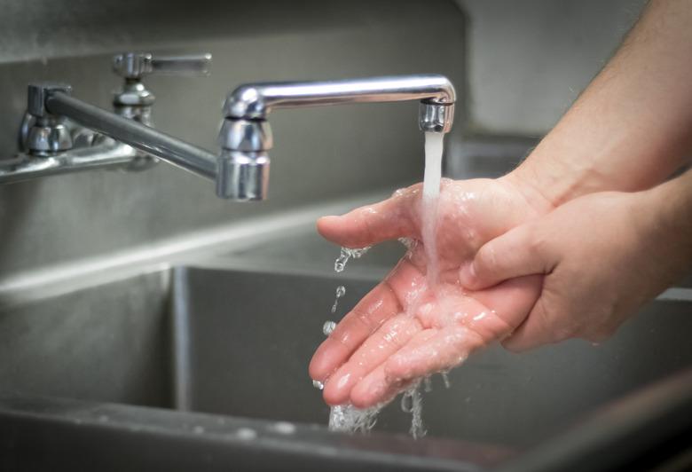 Handwashing hands