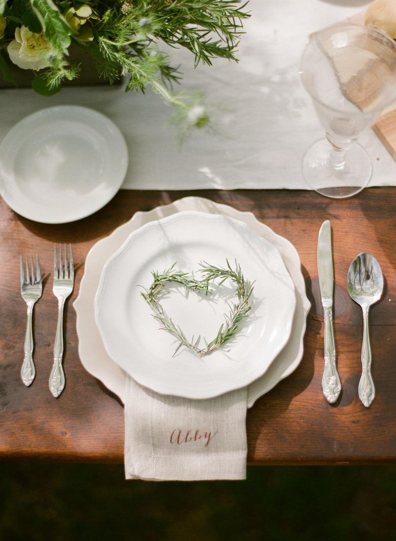 Valentine's day tablescape