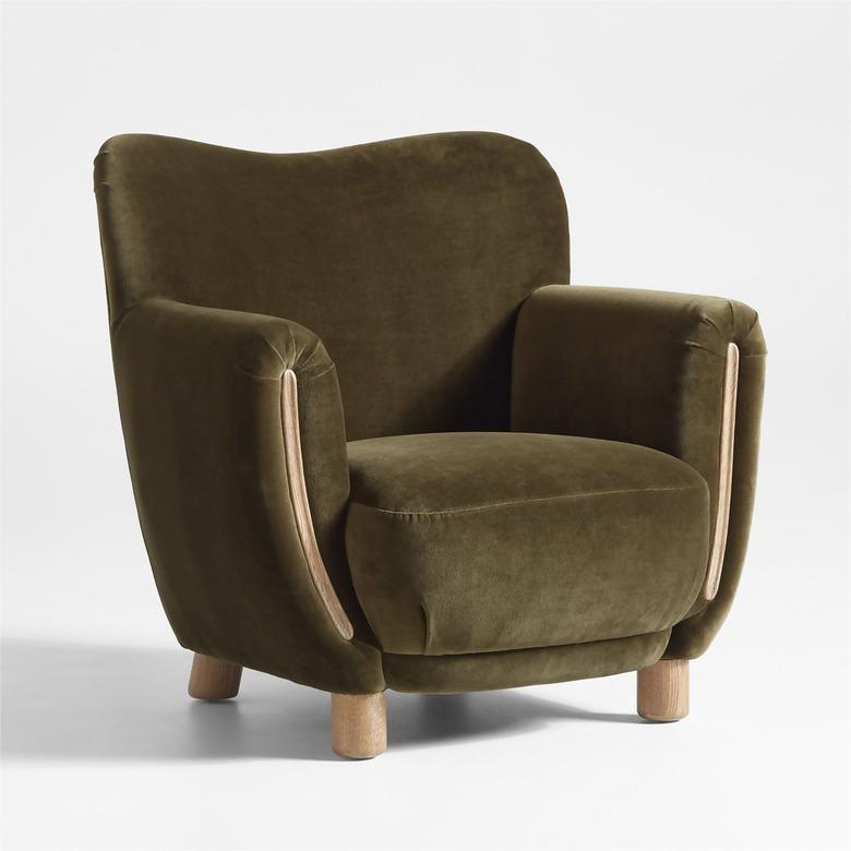 green armchair